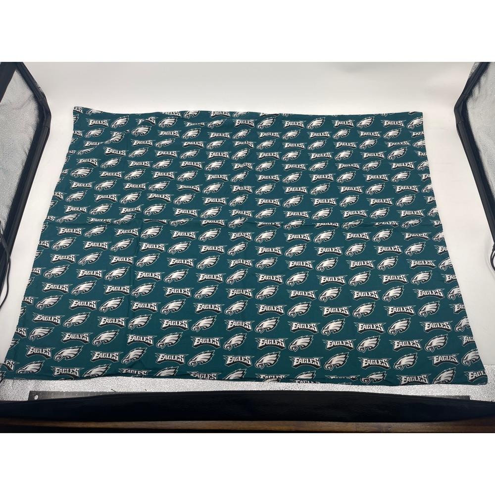 NFL Philadelphia Eagles Baby Blanket Reversible Chevron Green White 40x30 Throw